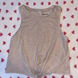 Beige lululemon Tie-Front Top